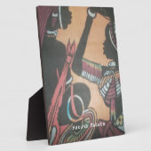 マサイの伝統の時を超える美しさ フォトプラーク (側面)