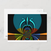 マサイカラフルシールドデザイン ポストカード (正面/裏面)