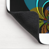 マサイカラフルシールドデザイン マウスパッド (コーナー)