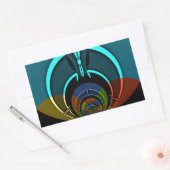 マサイカラーズハクナマタタ 長方形シール (封筒)