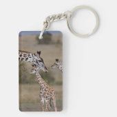 マサイギラフ (Giraffe Tippelskirchi) キーホルダー (裏面)