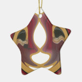 マサイトライバルワールアートプリント セラミックオーナメント (左)