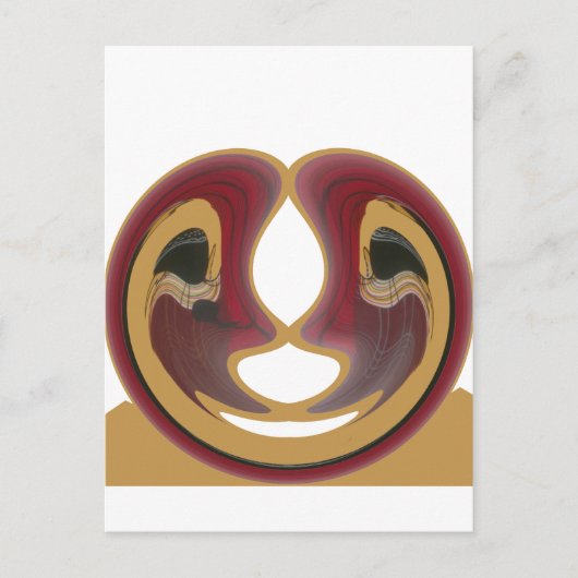 マサイトライバルワールアートプリント ポストカード (正面)