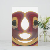 マサイトライバルワールアートプリント 便箋 (スタンド正面)