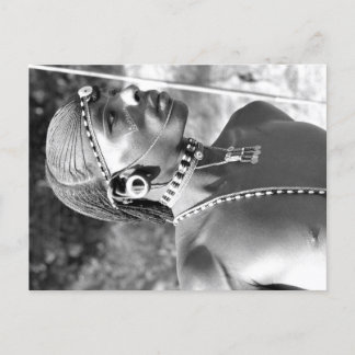 マサイポートレート ポストカード