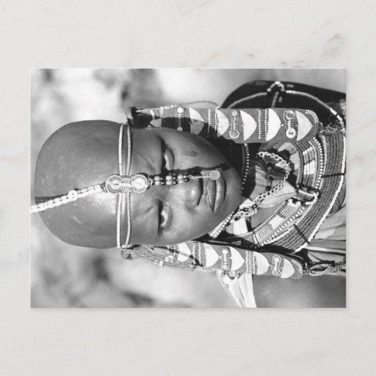 マサイポートレート ポストカード (正面)