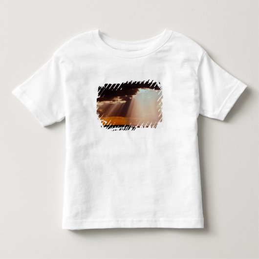 マサイマラに沈む夕日 2 トドラーTシャツ (正面)