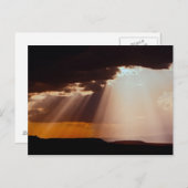 マサイマラに沈む太陽。2 ポストカード (正面/裏面)