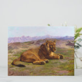 マサイマラの野生のライオン カード (スタンド正面)