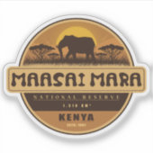 マサイマラ国立保護区 ケニア シール (正面)