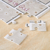 マサイモランスクリスチャンアートプリント ジグソーパズル (側面)