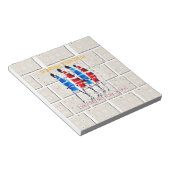 マサイモランスクリスチャンアートプリント ノートパッド (アングル)