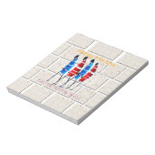 マサイモランスクリスチャンアートプリント ノートパッド (回転)