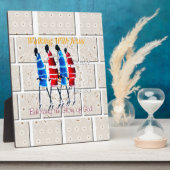 マサイモランスクリスチャンアートプリント フォトプラーク (側面)