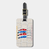 マサイモランスクリスチャンアートプリント ラゲッジタグ (正面縦)