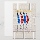 マサイモランスクリスチャンアートプリント 便箋 (正面/裏面)