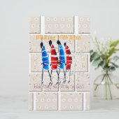 マサイモランスクリスチャンアートプリント 便箋 (スタンド正面)