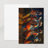 マサイ族のアフリカンダンス - 感謝カード (正面/裏面)