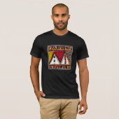 マサイ族のビーズ細工 Tシャツ (正面フル)