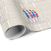 マサイ族のモランのクリスチャンアートプリント ラッピングペーパー (ロールコーナー)