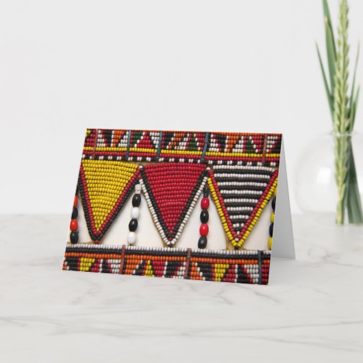 マサイ族の仲間 カード (正面)