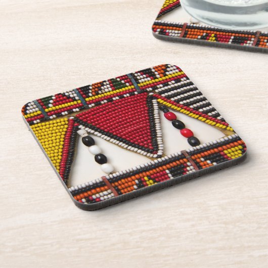 マサイ族の仲間 コースター (左側)