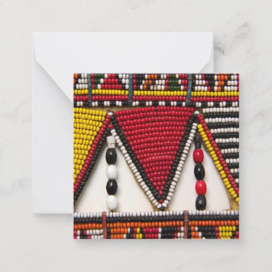 マサイ族の仲間 ノートカード (正面)