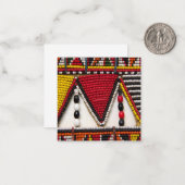 マサイ族の仲間 ノートカード (正面/裏面インサイチュ)