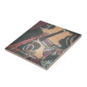 マサイ族の伝統の永遠の美しい タイル (側面)