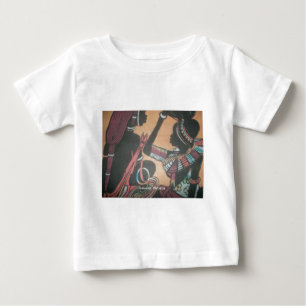 マサイ族の伝統の永遠の美しい ベビーTシャツ