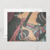 マサイ族の伝統の永遠の美しい ポストカード (正面/裏面)