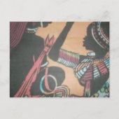 マサイ族の伝統の永遠の美しい ポストカード (正面)