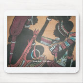 マサイ族の伝統の永遠の美しい マウスパッド (正面)