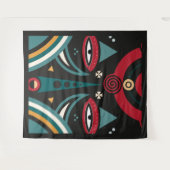 マサイ族の戦士の盾 タペストリー (正面(横))