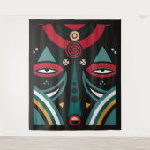 マサイ族の戦士の盾 タペストリー (正面)