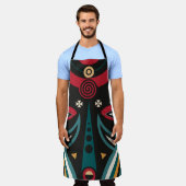 マサイ族の戦士 エプロン (着用した状態)