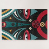 マサイ族の戦士 ジグソーパズル (横)