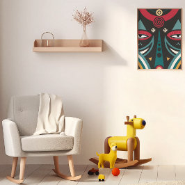 マサイ族の戦士 フォトプリント           