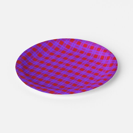 マサイ族のShukaの総括的な紙皿 ペーパープレート (アングル)