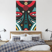 マサイ族 キャンバスプリント (インサイチュ (寝室))