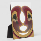 マサイ族 トライバル ワール アート プリント フォトプラーク (側面)