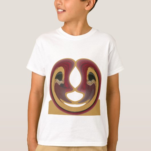 マサイ族 トライバル ワール アート プリント Tシャツ (正面)