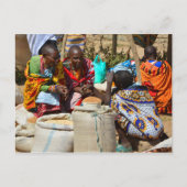 マサイ族 ポストカード (正面)