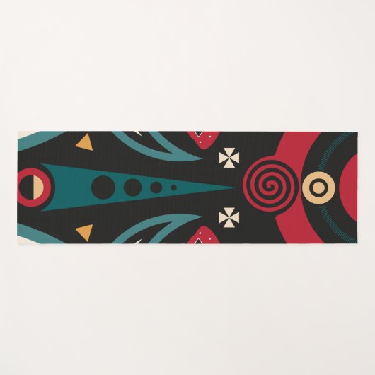 マサイ族 ヨガマット (正面(横))