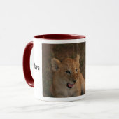 マサイ語マラのライオンの子 マグカップ (正面左)