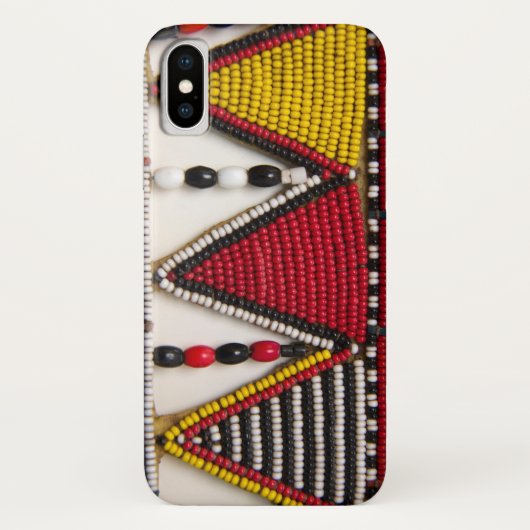 マサイ部族のビーズ細工 Case-Mate iPhoneケース (裏面)