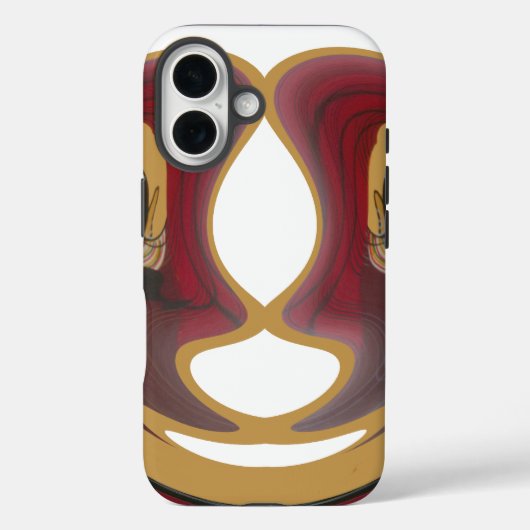 マサイ部族の渦巻き | アチェンポン デザイナー Case-Mate iPhoneケース (裏面)