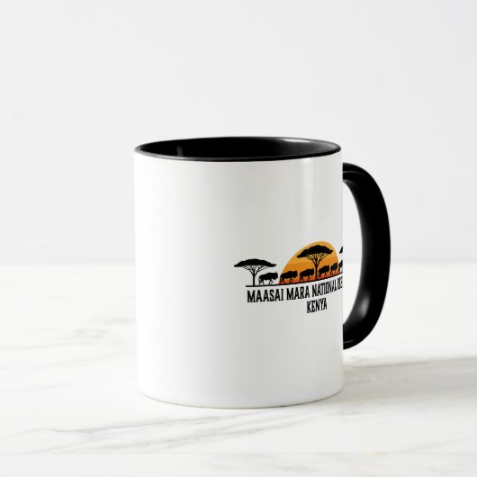 マサイ・マラ国立保護区ケニア マグカップ (正面右)