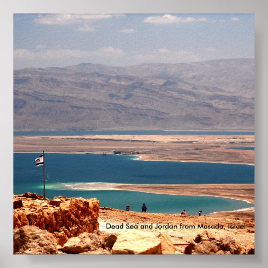 マサダの死海とヨルダン… ポスター (正面)