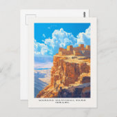マサダ国立公園イスラエル旅行はがき ポストカード (正面/裏面)